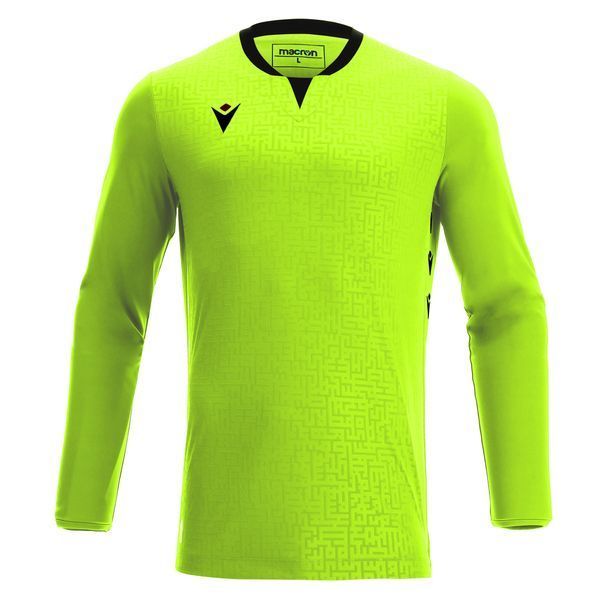 Футболка-лонгслив воротарська Macron CYGNUS ECO Neon Yellow 5544 фото