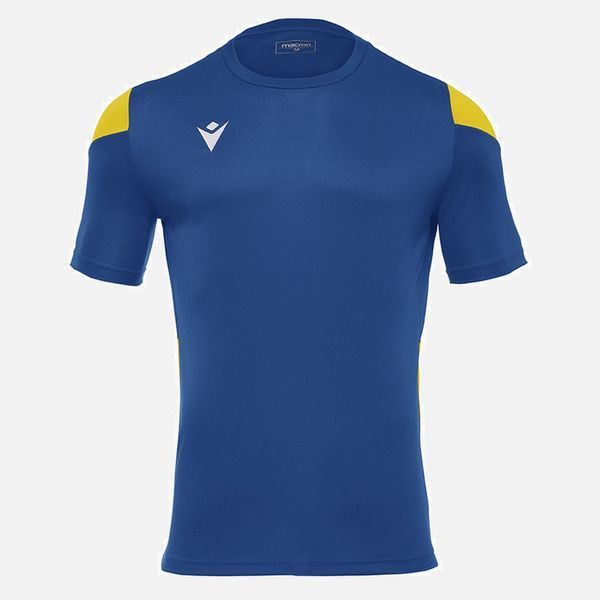 Футболка ігрова Macron POLIS Royal Blue/Yello 5081 фото