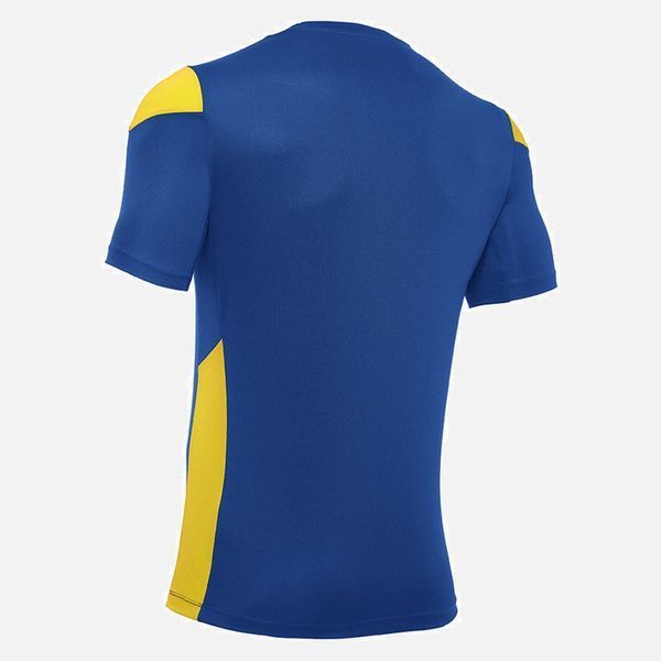 Футболка ігрова Macron POLIS Royal Blue/Yello 5081 фото