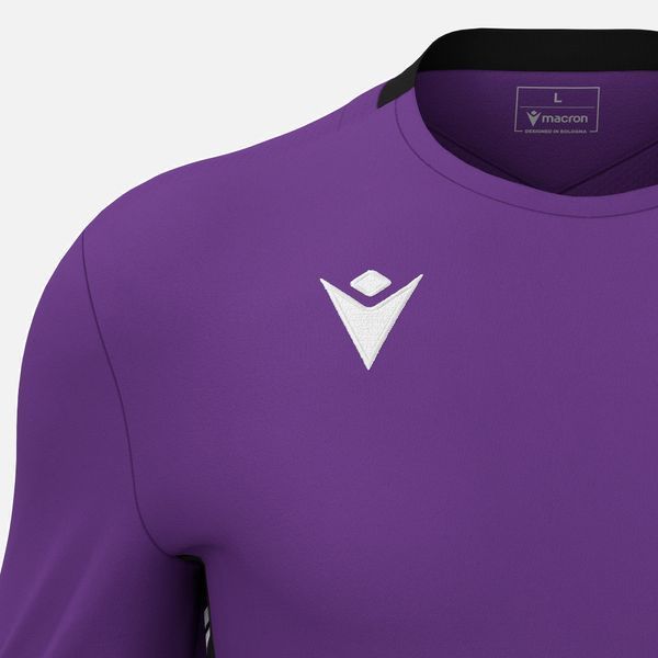 Футболка-лонгслив воротарська Macron ARGO Purple/Black 800002880609 фото
