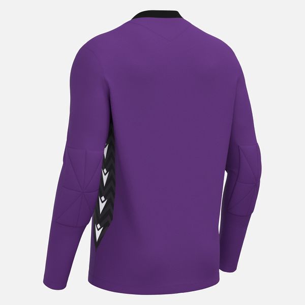 Футболка-лонгслив воротарська Macron ARGO Purple/Black 800002880609 фото