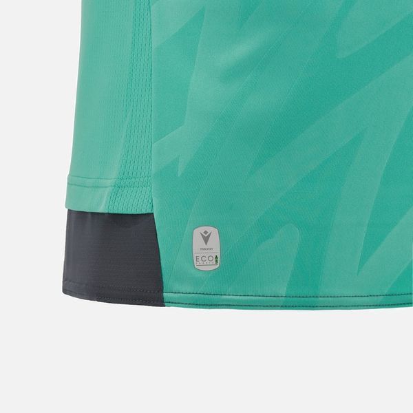 Футболка ігрова Macron THEMIS ECO Turquoise/Anthracite 4624 фото