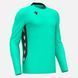 Футболка-лонгслив воротарська Macron ARGO Neon Turquoise/Black 800002883809 фото