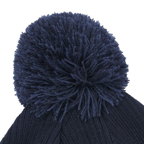 Шапка з помпоном Macron SNOW Navy 59402 фото